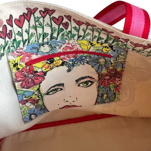 Brighton Love Tweet Tote Features Artwork from Tom Clancy NWT - Picture 7 of 10